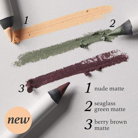 Julep swatch on skin showing matte nude payoff and blendability