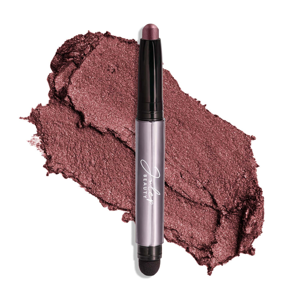 julep front packaging showing orchid shimmer stick and benefit long-lasting wear