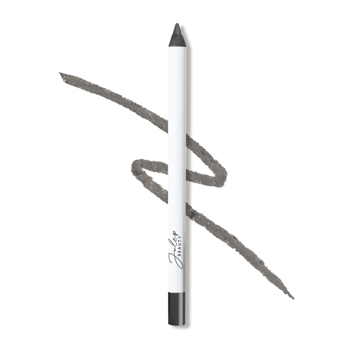 Julep sharpenable pencil front view showing slim barrel and cap for precise control