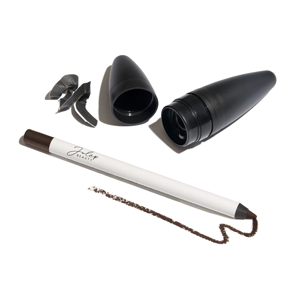 Julep torpedo sharpener front view showing compact design and precise sharpening benefit