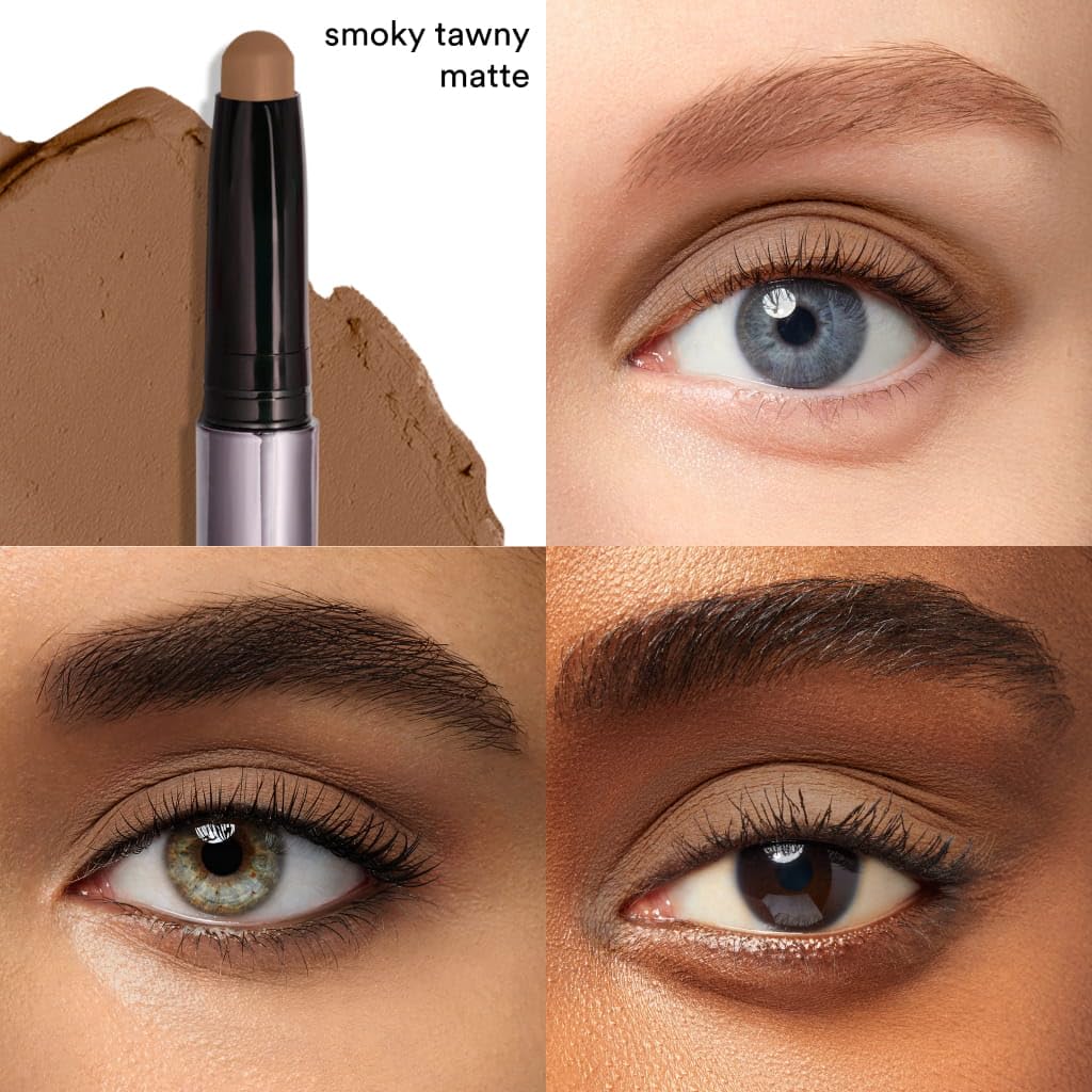 Julep swatch of Smoky Tawny Matte on arm showing creamy-to-matte texture and true color