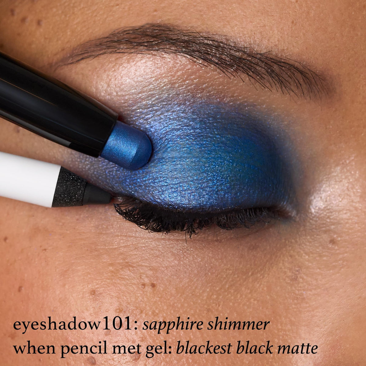 Julep applying on waterline illustrating safe, comfortable precision for sensitive eyes