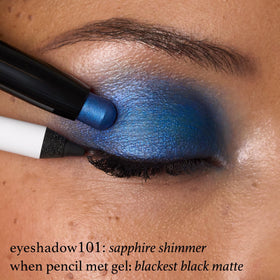Julep applying on waterline illustrating safe, comfortable precision for sensitive eyes