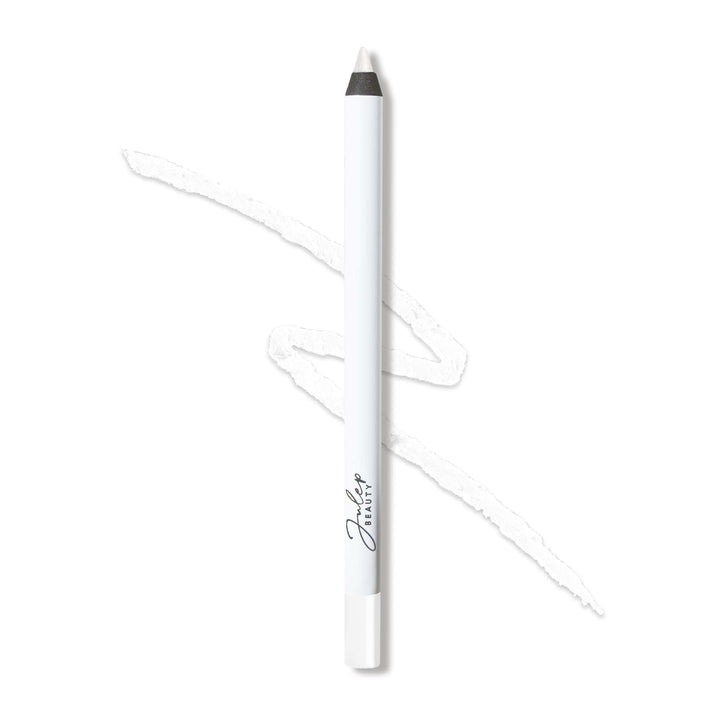 Julep white matte pencil front view showing sleek packaging and benefit of easy grip