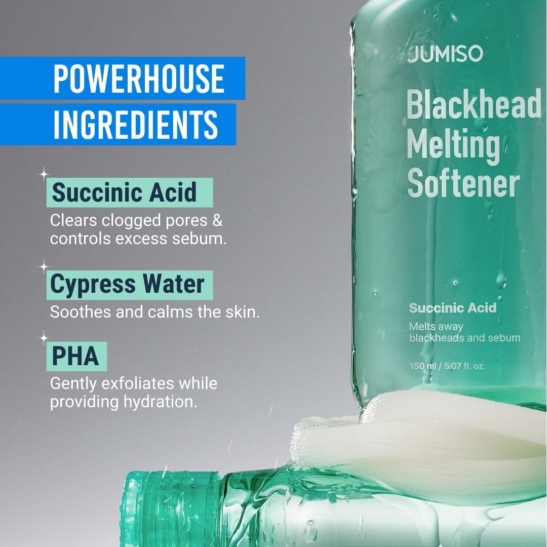 JUMISO bottle pouring onto pad demonstrating mess-free targeted use