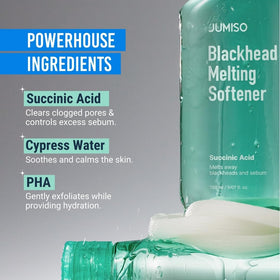 JUMISO bottle pouring onto pad demonstrating mess-free targeted use