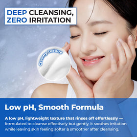 JUMISO foam applied to nose as flash mask to visibly reduce blackheads