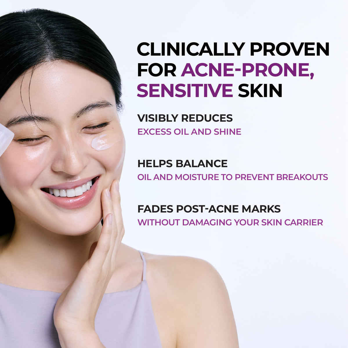 JUMISO pump dispensing gel droplet for precise, non-greasy application