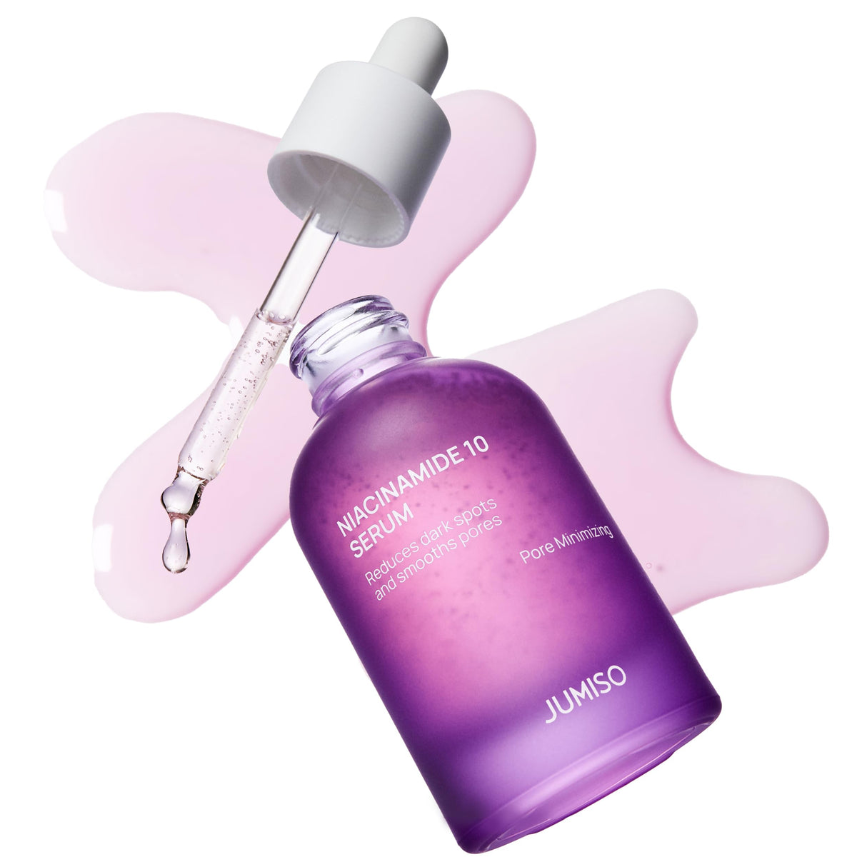 JUMISO front packaging bottle showing label and size, clear product branding benefit