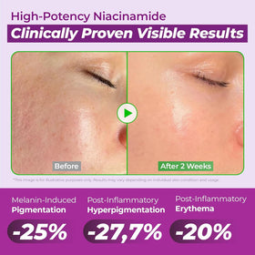 JUMISO serum spread on skin demonstrating quick absorption and pore-refining benefit