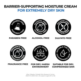 JUMISO cream absorbed into skin demonstrating non-greasy finish