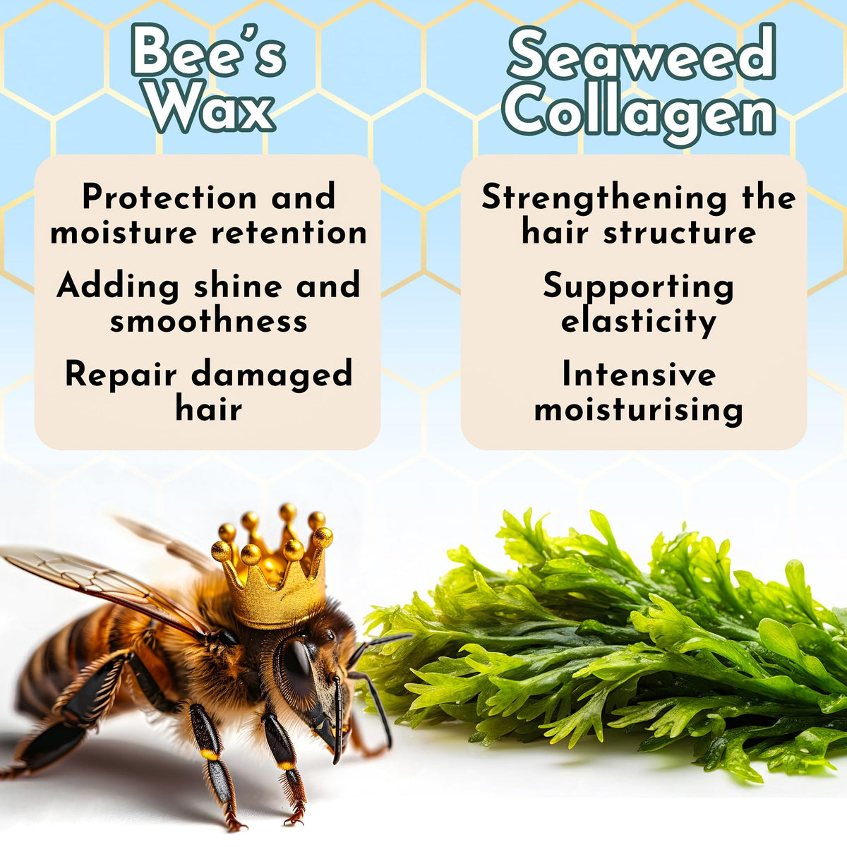 Jumybee being applied to damp hair demonstrating coverage and ease of use
