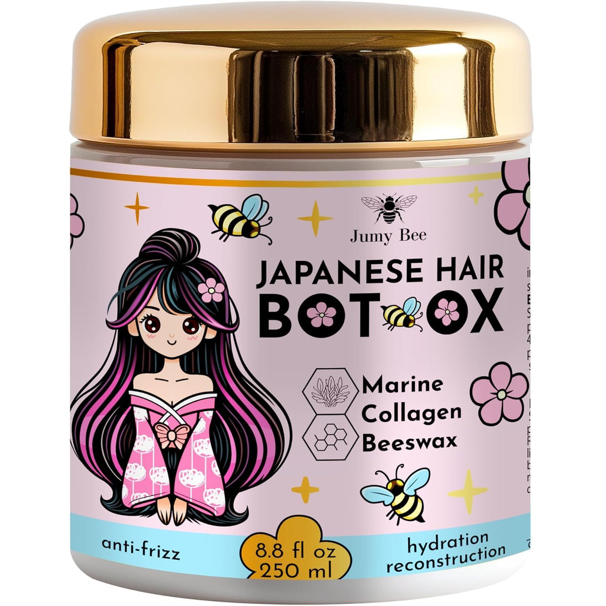 Jumybee front jar displaying product and label for clear identification and trust