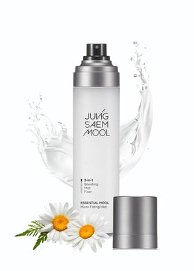 JUNG SAEM MOOL front packaging showing elegant mist bottle and branding benefit