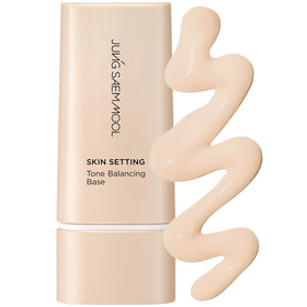 JUNG SAEM MOOL front packaging showing sleek primer bottle and product name, professional finish