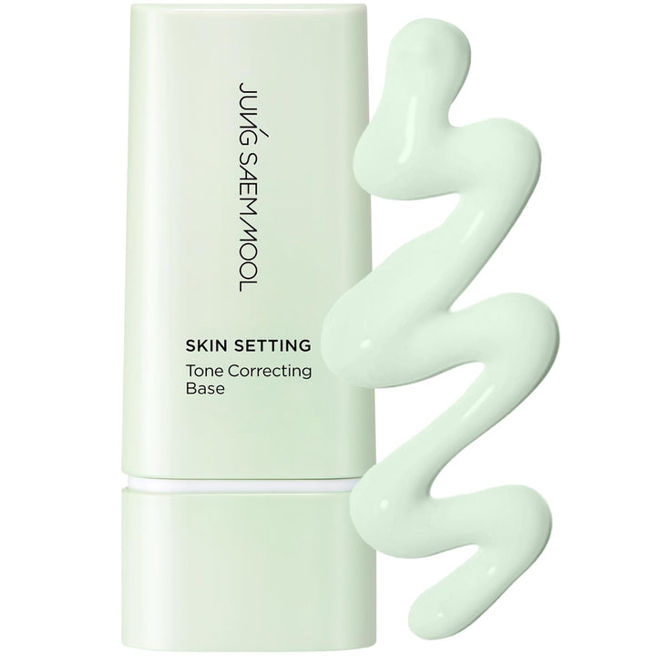 JUNG SAEM MOOL front packaging showing green-correcting primer benefits