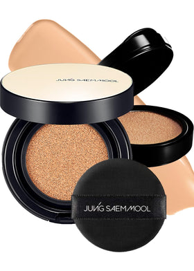 JUNG SAEM MOOL front packaging showing compact and refill, elegant convenience