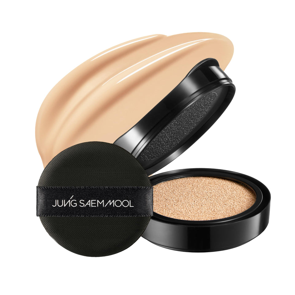 JUNG SAEM MOOL front refill packaging shows compact compatibility and SPF50 benefit