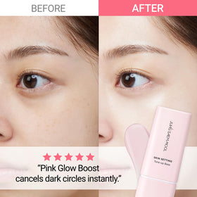 JUNG SAEM MOOL swatch on hand revealing pink luminizing glow and even tone