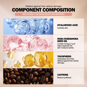 Junhe hyaluronic acid and peptide ingredients visual highlighting plumping benefit