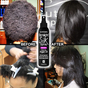 JuniorLabs smoothing demo with flat iron reduces frizz and speeds styling