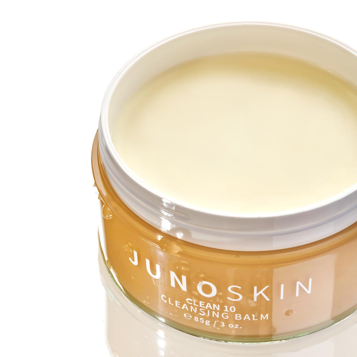 JUNO & Co. jar on bathroom shelf showcasing routine-ready convenience