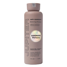 Jupiter front packaging showing clear anti-dandruff label and benefits