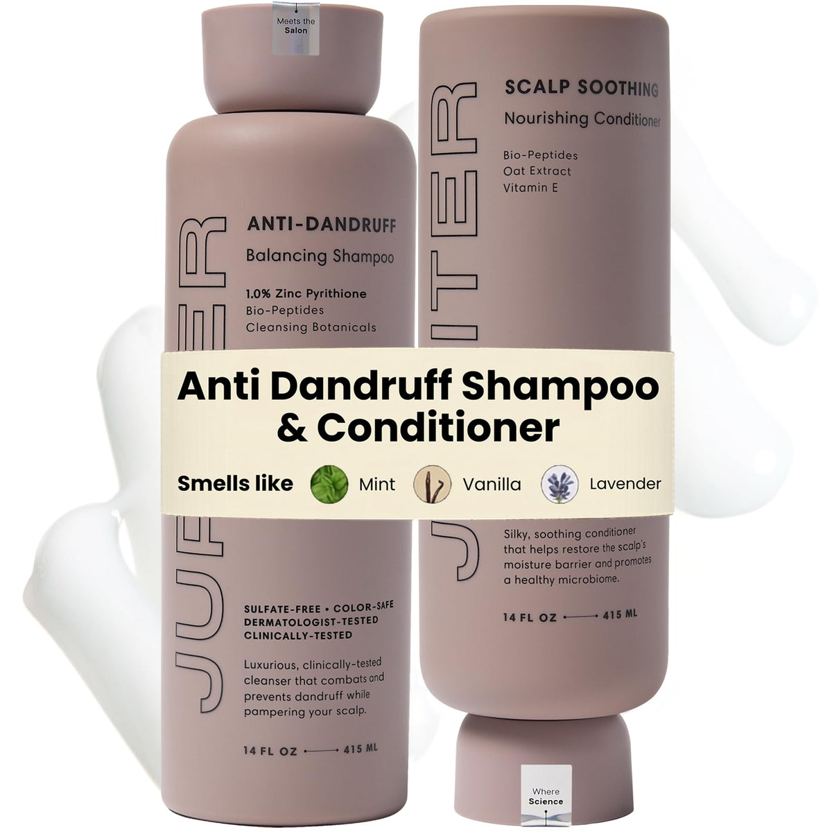 Jupiter front packaging showing duo set with clean, professional look and benefit
