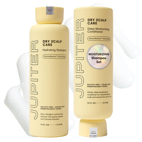 Jupiter front packaging hydrating duo showing bottles and benefits