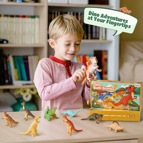 JuraFizz size comparison in hand showing toy scale and easy child handling