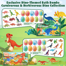 JuraFizz surprise dinosaur toy revealed from an egg encouraging collectible play