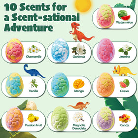 JuraFizz collection of exclusive dinosaur toys displayed for imaginative play
