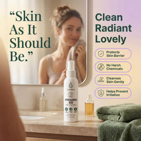 jusspray bathroom shelf styling integrating into daily routine