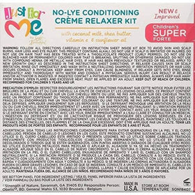 Just For Me cream texture close-up highlighting coconut milk shea butter conditioning