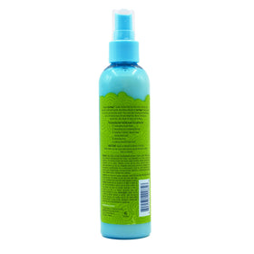 Just For Me spray mist being applied to curls, refreshes and defines hair