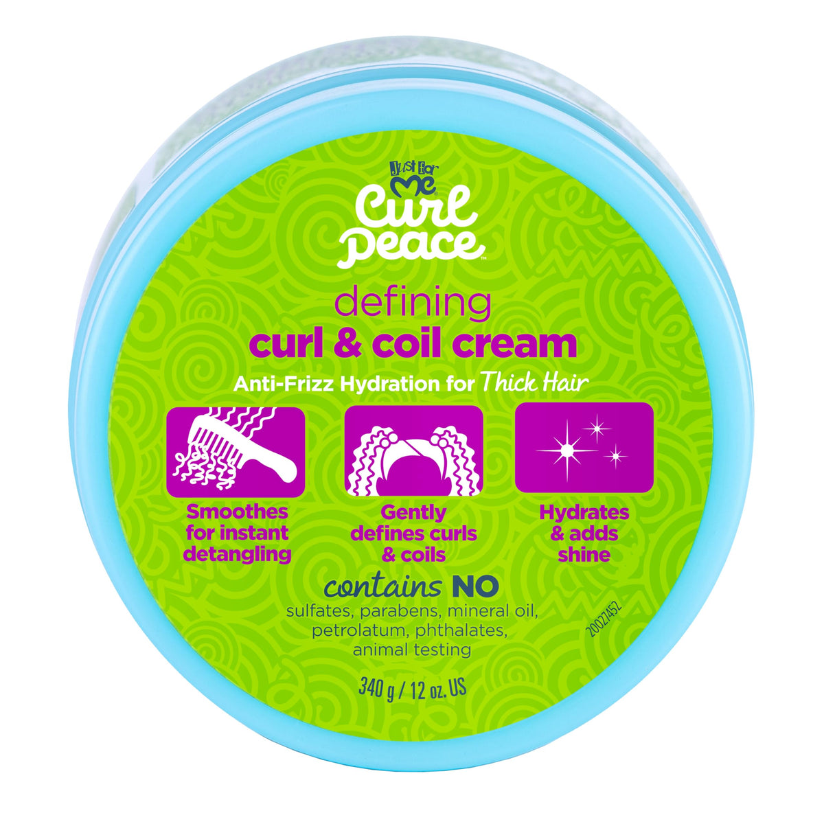 Just For Me open jar texture close-up showing creamy consistency for easy application benefit