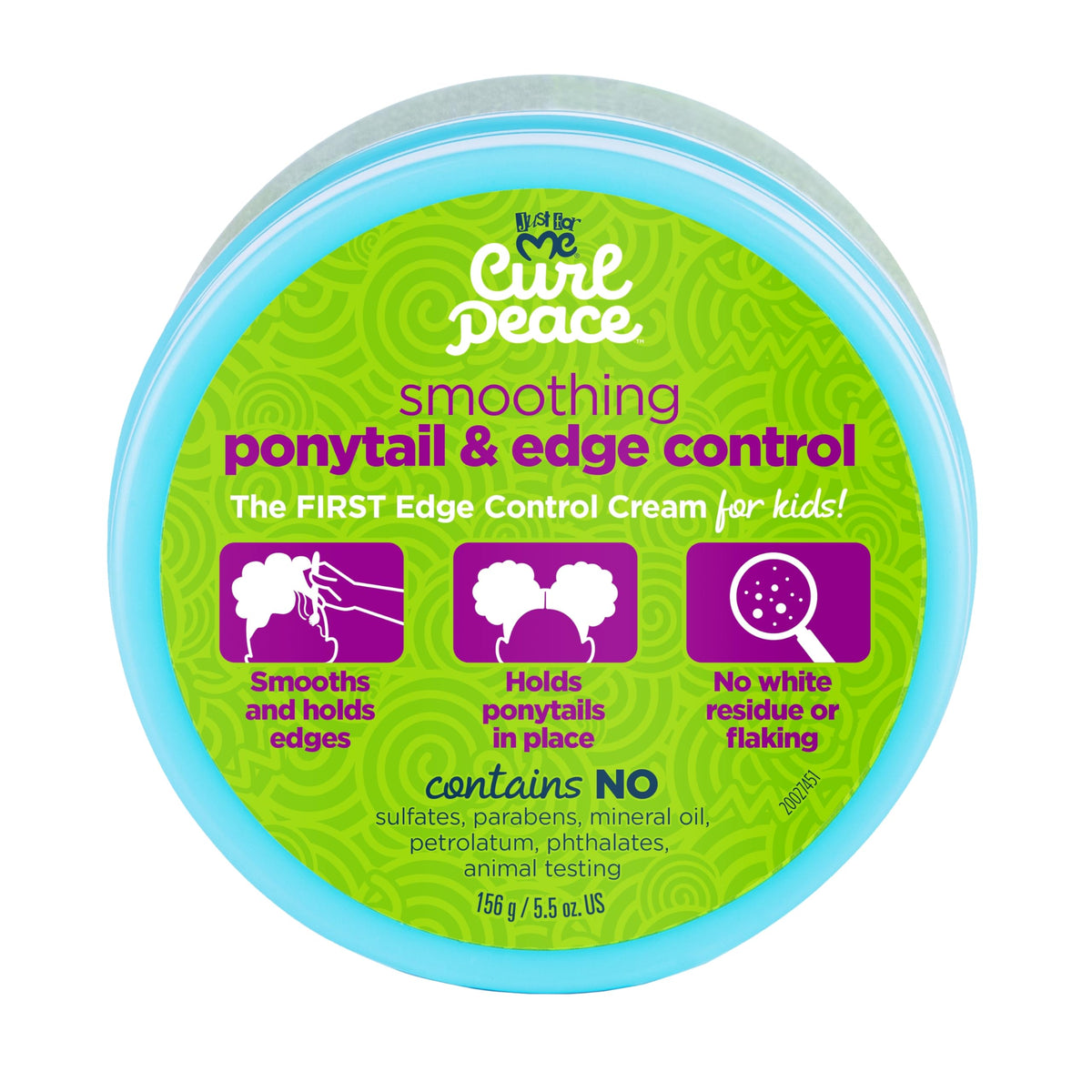 Just For Me front packaging showing both ponytail and edge control tubes for neat styling
