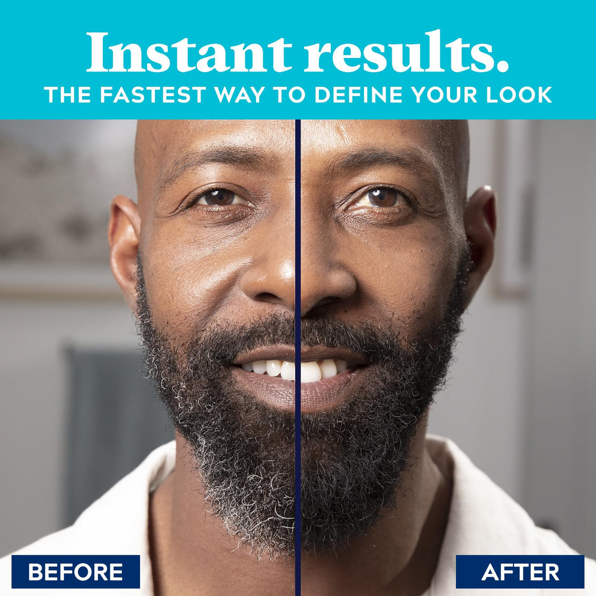 Just for Men brush applicator close-up highlighting precise application and control