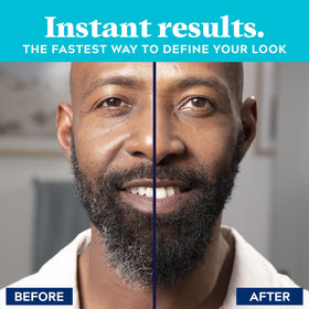 Just for Men brush applicator close-up highlighting precise application and control