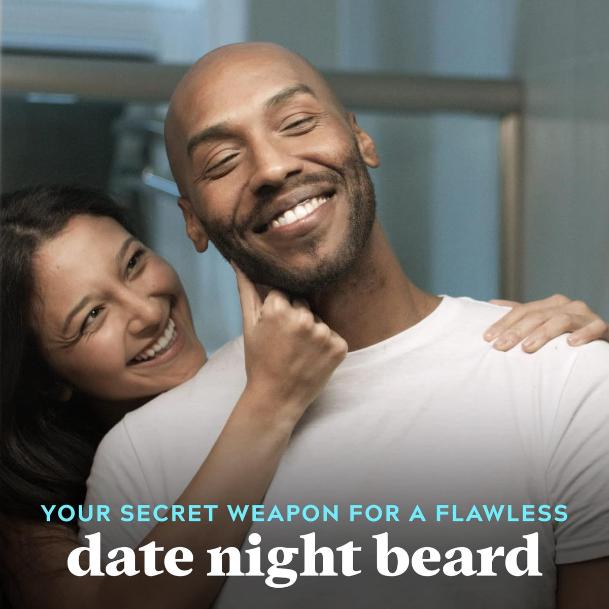 Just for Men in morning routine setting demonstrating quick application and confidence boost