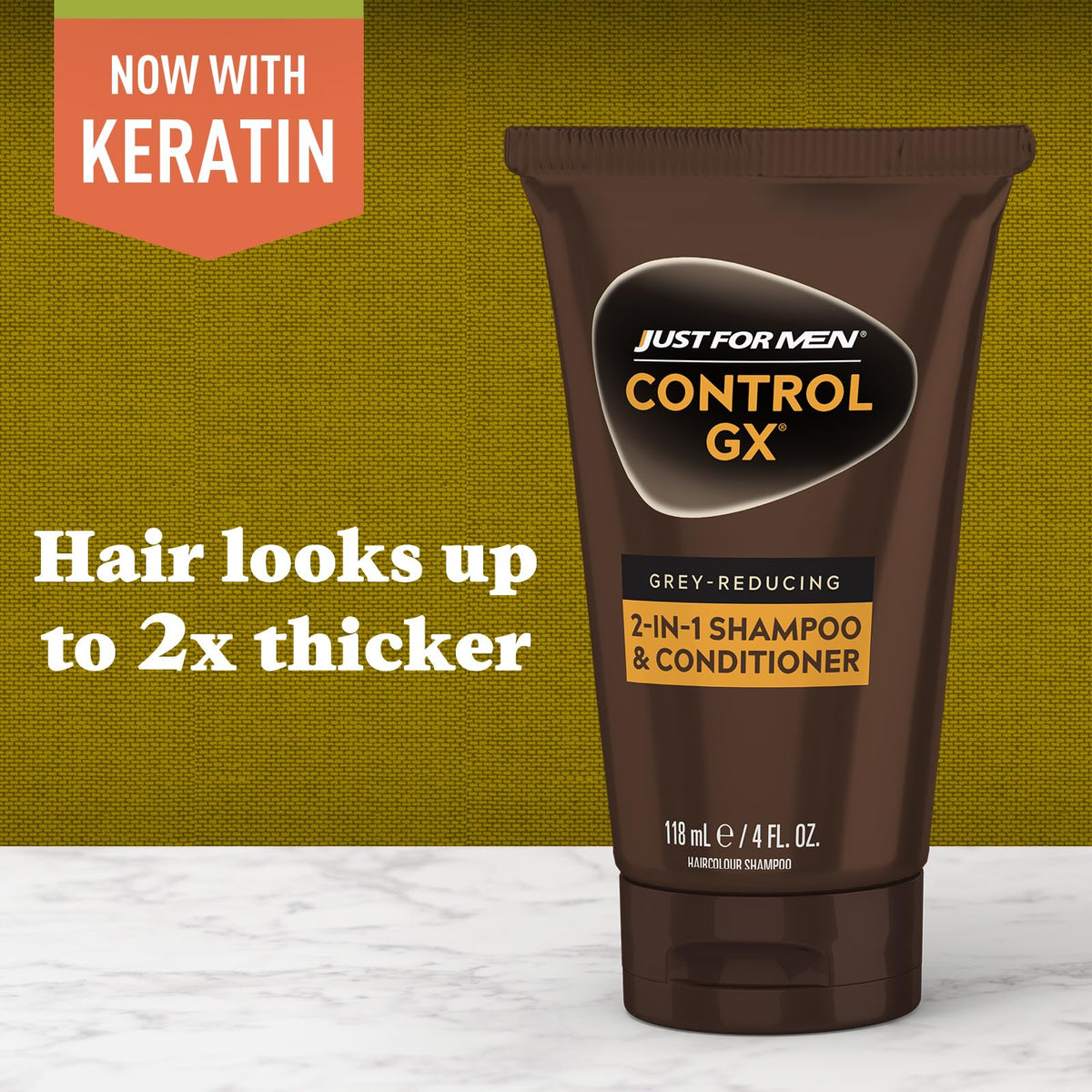 Just for Men Control GX in shower during application for easy use