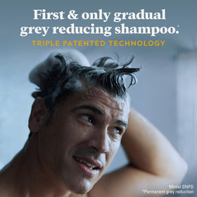 Just for Men Control GX before and after showing gradual grey reduction