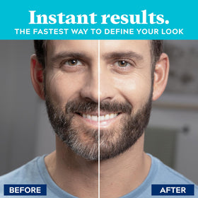 Just for Men brush applicator close-up showing easy precise application