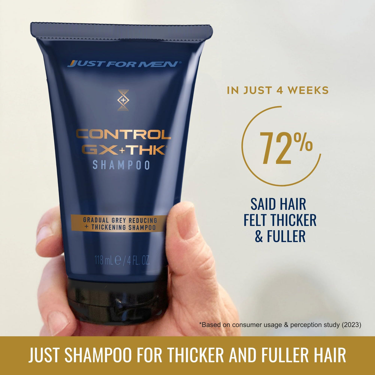 Just for Men Alpha Keratin texture close-up illustrating strengthening ingredient benefits