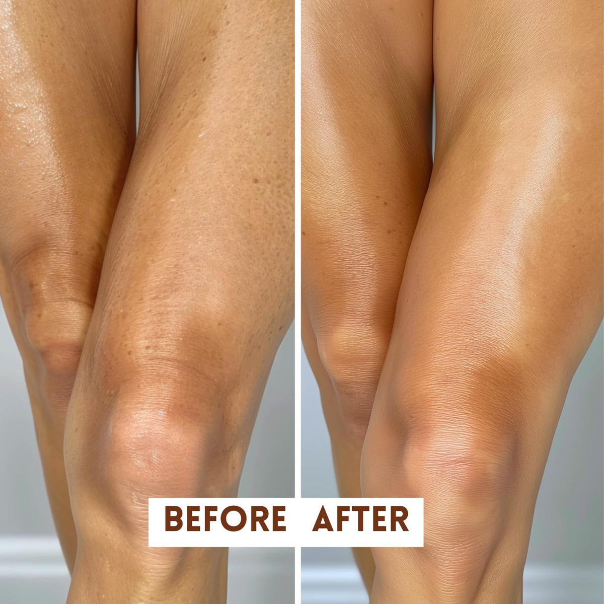 Just Nutritive application on forearm demonstrating quick hydration benefit