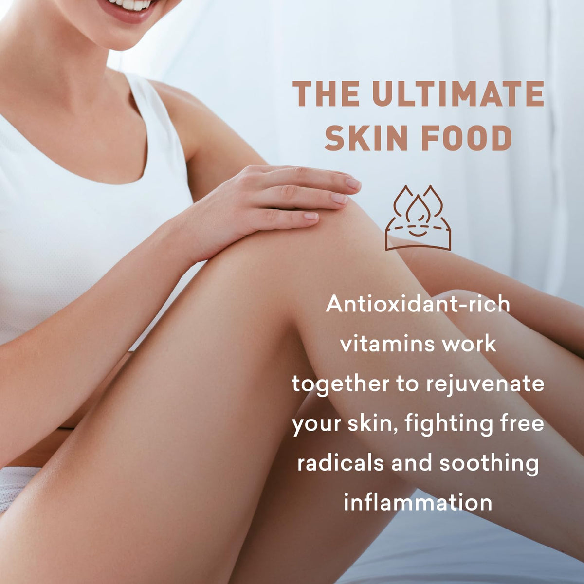 Just Nutritive label detail showing ingredient list and cruelty-free promise