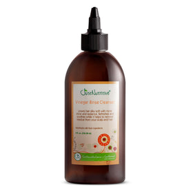 Just Nutritive front bottle showing clear vinegar rinse for brightening