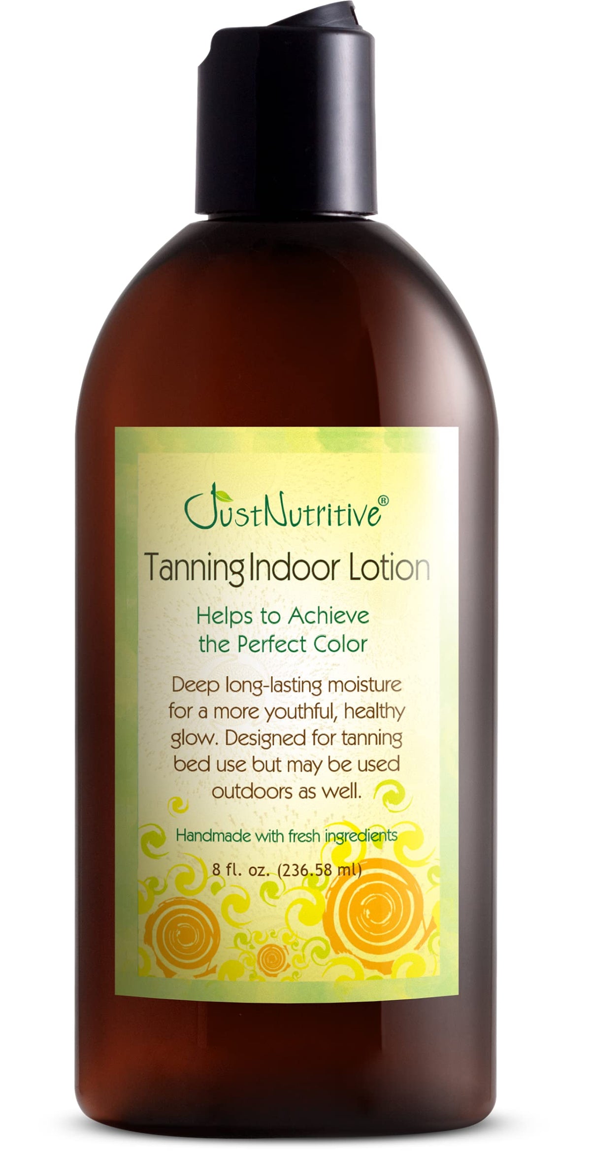 Just Nutritive front bottle view showing clean packaging and moisturizing benefits