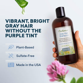 Just Nutritive shampoo pouring from bottle to show creamy texture and gentle pour