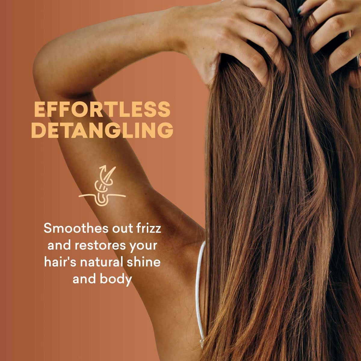 Just Nutritive avocado and meadowfoam oils image showing deep nourishing hydration